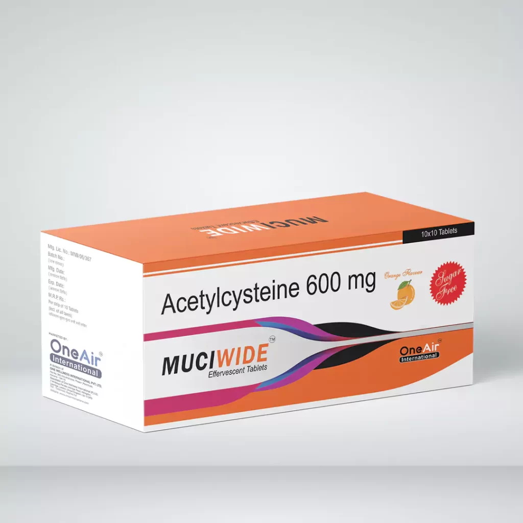 MUCIWIDE Effervescent Tablets 600mg